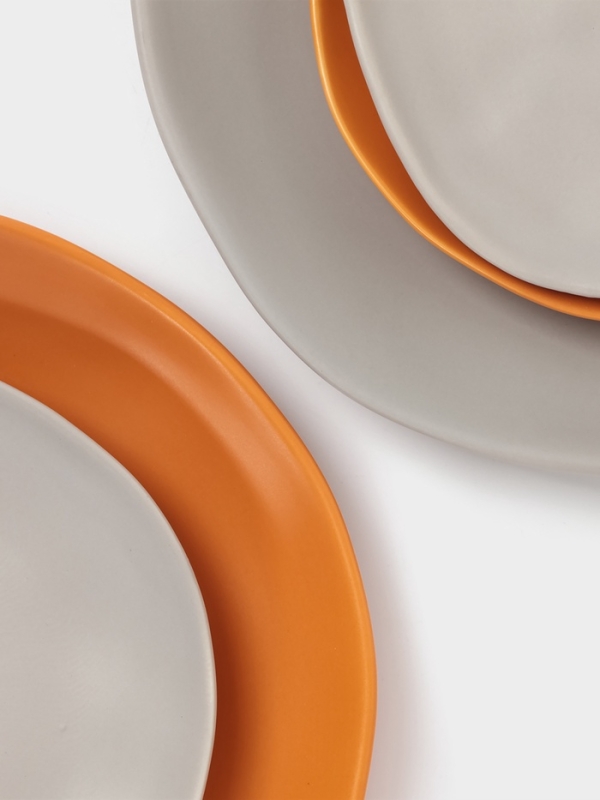 Тарелка  Magistro "Potter" 26см 26х3,5 цвет светло-серый