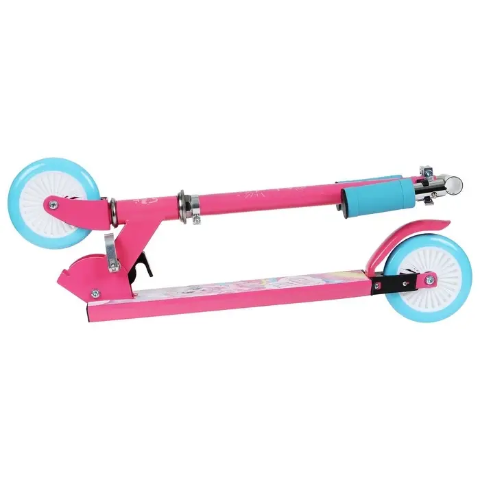 Самокат-снегокат 2 в 1 Snow Cat, колёса 120 мм, голубой, розовый
