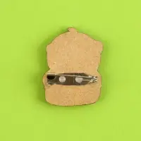 Значок деревянный &laquo;Мутки куртки&raquo;, серия мемы , 2,5 х 3,2 см