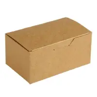 Коробка крафт, упаковка для куриных крыльев и наггетсов, 15&times;9.1&times;7 см