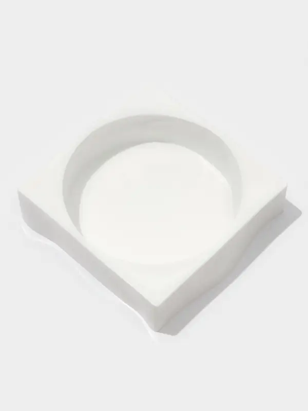 Форма для муссовых десертов и выпечки Доляна &laquo;Круг&raquo;, силикон, 18&times;5 см, белая