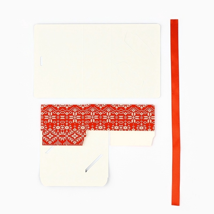 Складная новогодняя коробка-книга «Ёлочка», 12 х 8 х 4,5 см