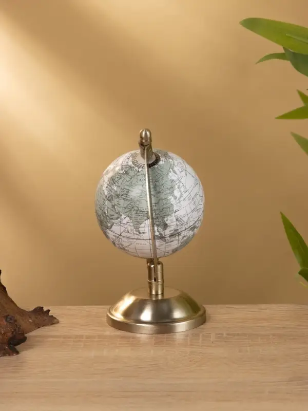 Глобус сувенирный, 10×8×15 см, подставка металл