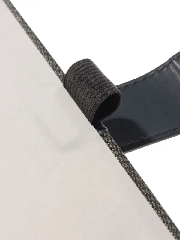 Ежедневник недатированный формат А5, с хлястиком, 128л, линия, пвх, Серый Ежедневник недатированный формат А5, с хлястиком, 128л, линия, пвх, Серый