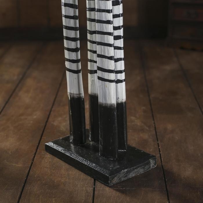 Сувенир дерево  Сувенир дерево "Зебра с ошейником" 80 см