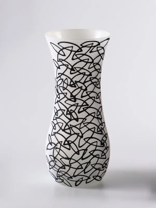 Ваза &laquo;Сфера&raquo;, h=26 см, стекло, белая