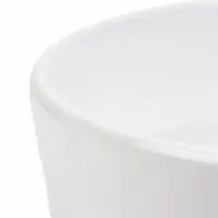 Горшок для бонсай, кактусов и суккулентов &laquo;Огма&raquo;, 2 л, d=22 см, h=8 см, керамический, с поддоном, белый