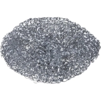 Губка-мочалка металлическая для мытья посуды 90х90x25мм 14г 10шт/уп