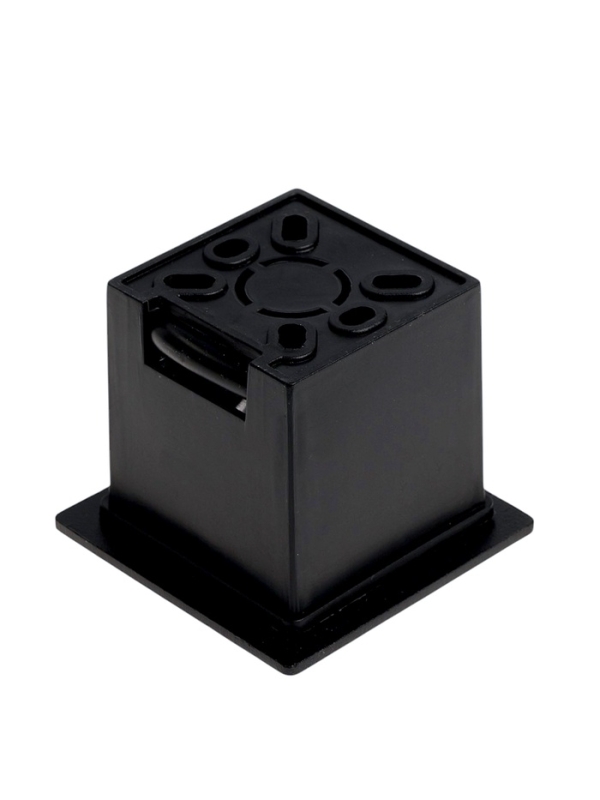 Встраиваемый светильник для лестницы, IP65, 3 Вт, 4000К, 48х48, квадрат, черный