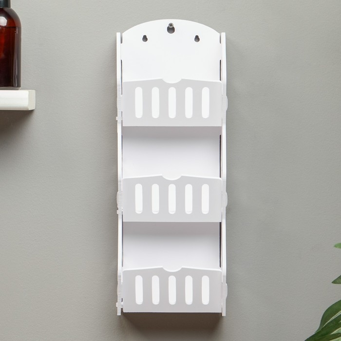 Полка для ванной комнаты 45 х 11 х 17 см, пластик Полка для ванной комнаты 45 х 11 х 17 см, пластик