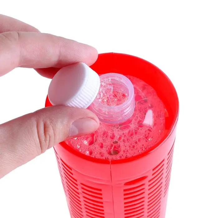 Генератор мыльных пузырей «Фонтан эмоций», 23,8х9х9 см, бутылочка мыльного раствора 60 мл