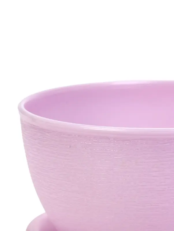 Горшок для цветов с поддоном 0,5 л d12,5см h7 см "Фиалочка" сиреневый
