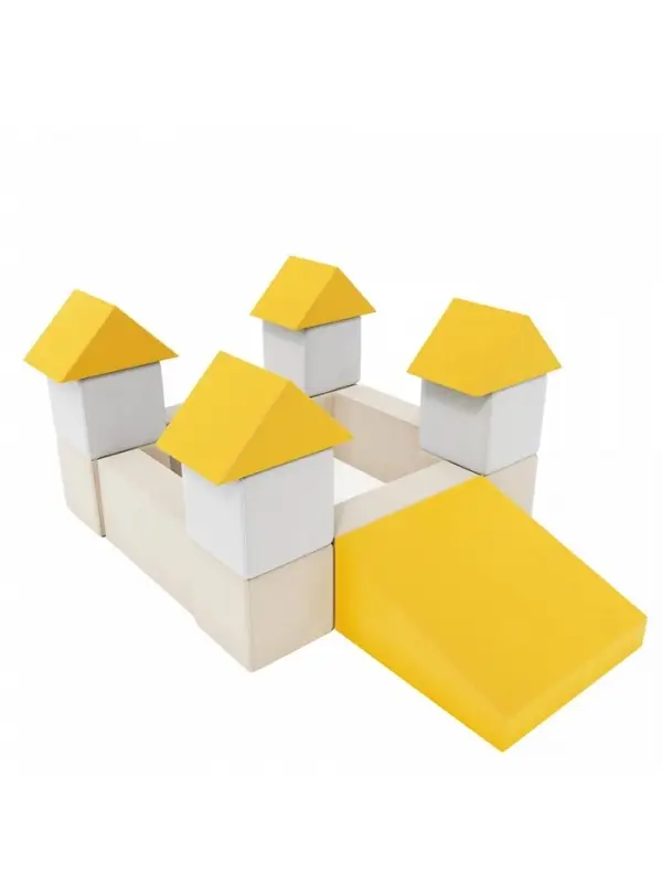 Мягкий игровой комплекс &laquo;Крепость&raquo;, пастельные цвета