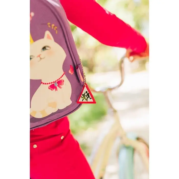 Светоотражающий элемент «Знак», двусторонний, 6×4.3 см, белый, красный Светоотражающий элемент «Знак», двусторонний, 6×4.3 см, белый, красный