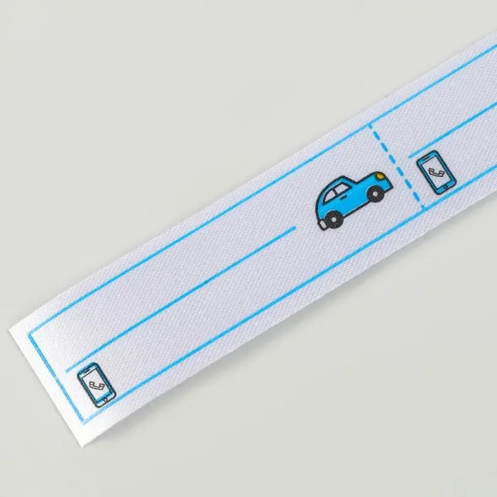 Термобирки для одежды. Набор именных термонаклеек для маркировки детских вещей &laquo;Рыжий котёнок&raquo;, 7 шт.