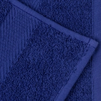 Набор полотенец махровых бордюр 440 г/м2, 50х90 темно синий, 10шт