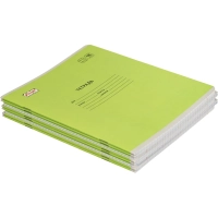 Тетрадь школьная Комус Класс А5 18 л клетка, Зеленый 10 шт./уп