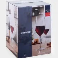 Бокалы для вина Luminarc &laquo;Время дегустаций. Бордо&raquo;, 580 мл, размер одного бокала 8.5&times;25 см, набор 4 шт., стекло, прозрачные