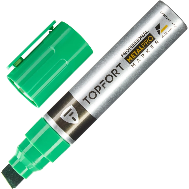 Маркер для металла Topfort MetalPro 4-12 мм зеленый