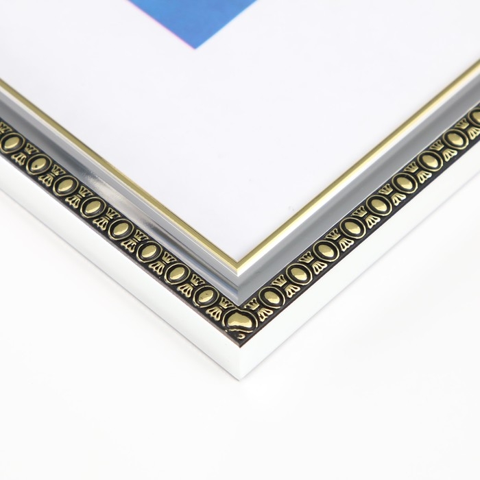 Фоторамка пластик Фоторамка пластик "Камея" 30х40 см, серебро