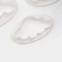 Формы для вырезания теста и мастики Доляна, набор 5 шт., 7.8&times;4.6&times;1 см, пластик, белые