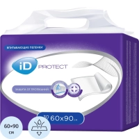 Пелёнка впитывающая однораз. 60х90 id Protect 30 шт/уп