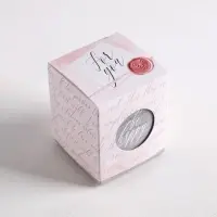 Коробка бонбоньерка, упаковка подарочная, «For you», 6 х 7 х 6 см