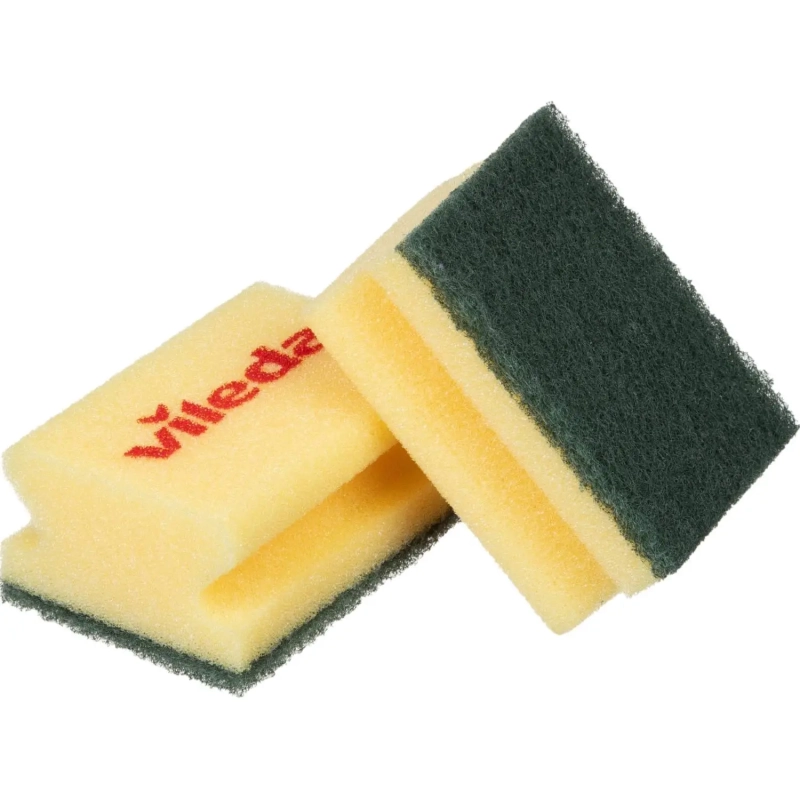 Губки абразивная Vileda Professional средней жесткости 9,5x, 10 шт.125604