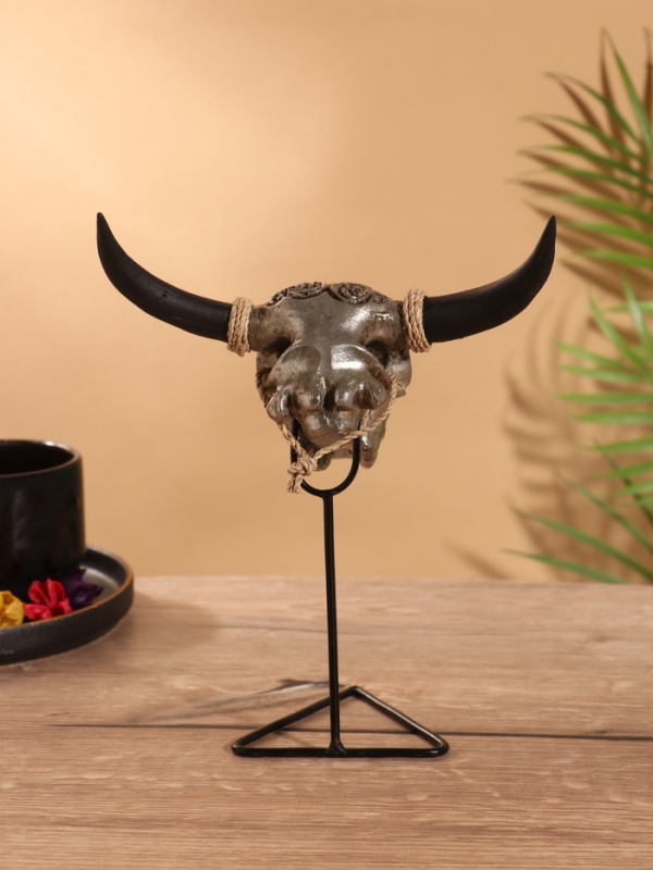 Сувенир  Сувенир "Череп буйвола" на стойке, 18х10х21 см
