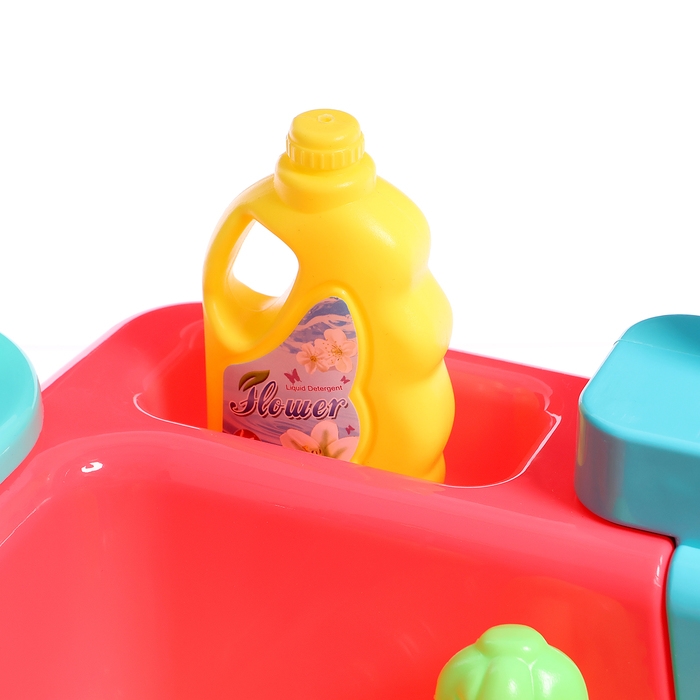 Игровой набор «Раковина» с набором посуды, циркулирует вода Игровой набор «Раковина» с набором посуды, циркулирует вода