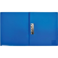 Папка с зажимом метал. Attache 20мм Label синий