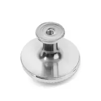 Ручка кнопка ТУНДРА РК116GP, цвет хром Ручка кнопка ТУНДРА РК116GP, цвет хром