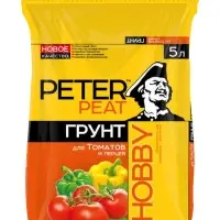 Грунт для Томатов и Перцев PETER PEAT, линия &laquo;Хобби&raquo;, 5 л