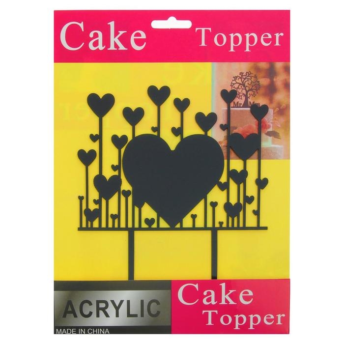 Топпер &laquo;Сердца&raquo;, цвета МИКС