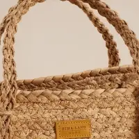 Корзина для белья плетеная SL Home Orden, хлопок, гиацинт, 42&times;24&times;35 см