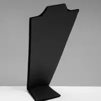 Бюст для украшений QF, 10.5&times;5.5&times;22 см, h=22 см, чёрный