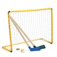 Набор для игры в хоккей (клюшка 2 шт., ворота, шайба, мяч), МИКС