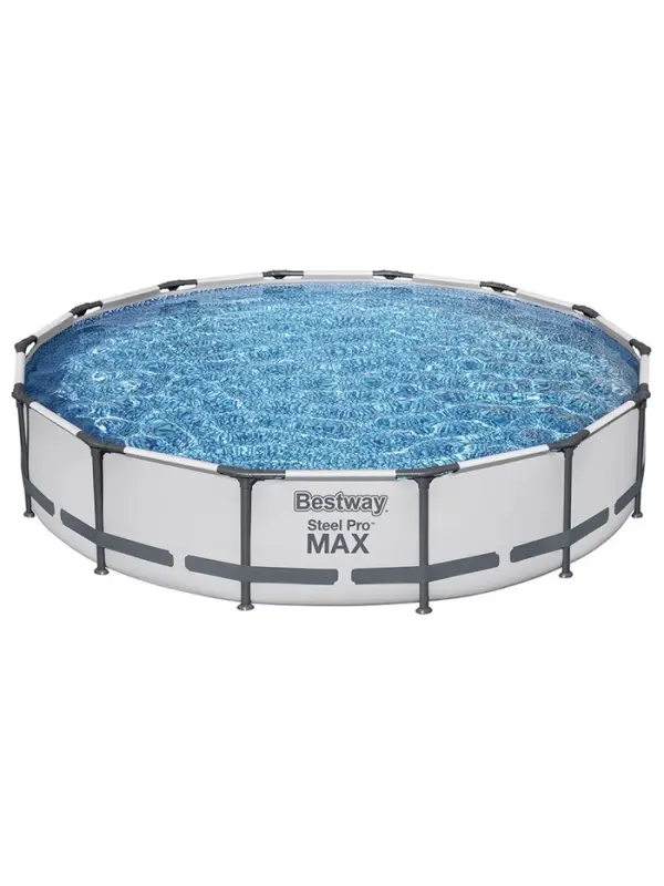 Бассейн каркасный Bestway Steel Pro MAX 56595, 427&times;84 см, фильтр-насос, круглый