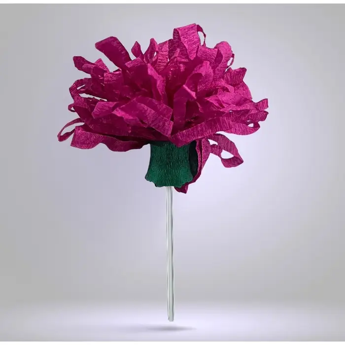 Бумага крепированная 50 х 200 см, в рулоне, 32 г/м2, красная