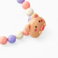 Браслет детский &laquo;Выбражулька. Медведь и жемчуг&raquo;, d=6 см, разноцветный