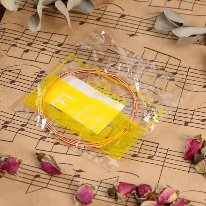 Струна для акустической гитары Music Life, №6, толщина 052, сталь Струна для акустической гитары Music Life, №6, толщина 052, сталь