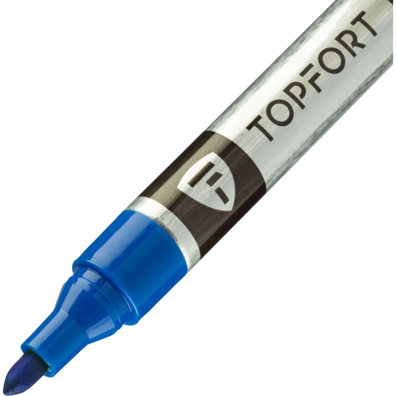 Маркер для металла Topfort MetalPro 1-3 мм синий