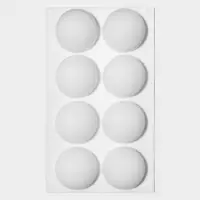 Форма для муссовых десертов и выпечки KONFINETTA &laquo;Шарики&raquo;, 29.7&times;17.4&times;3.7 см, 8 ячеек, силикон, белая