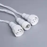 Гирлянда &laquo;Нить&raquo; 10 м, IP44, УМС, белая нить, 100 LED, свечение белое, 220 В