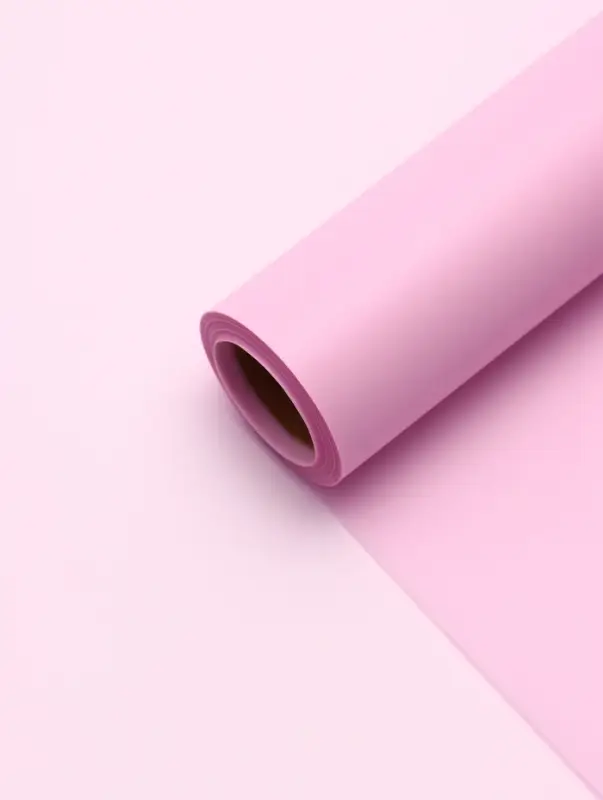 Пленка для цветов и букетов, матовая, пудра светлая, 0.57&times;10 м &plusmn;1 см