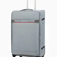 Чемодан на колёсах TEXTURA, кодовый замок, текстильный, с увеличением, 47&times;30&times;78 см, 28", серый