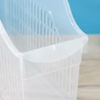 Контейнер для хранения на колёсиках, 10 л, 46.2&times;16.2&times;27.2 см, с ручкой, пластик, прозрачный