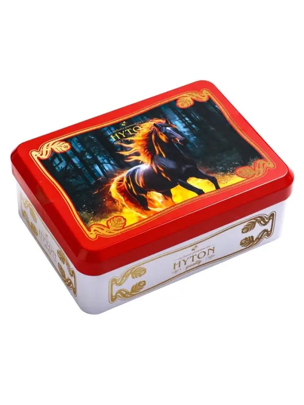 Чай чёрный новогодний HYTON «Шкатулка красная: огненная лошадь», 50 г Чай чёрный новогодний HYTON «Шкатулка красная: огненная лошадь», 50 г