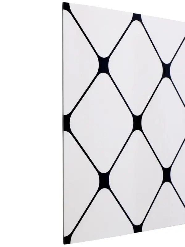 Стеновая панель самоклеящаяся TAKE IT EASY &laquo;Ромб&raquo;, 300&times;600 мм, цвет белый, 10 шт.