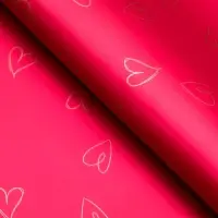 Пленка для цветов и букетов, в листах, 57х57±1 см, красный, 65 мкм